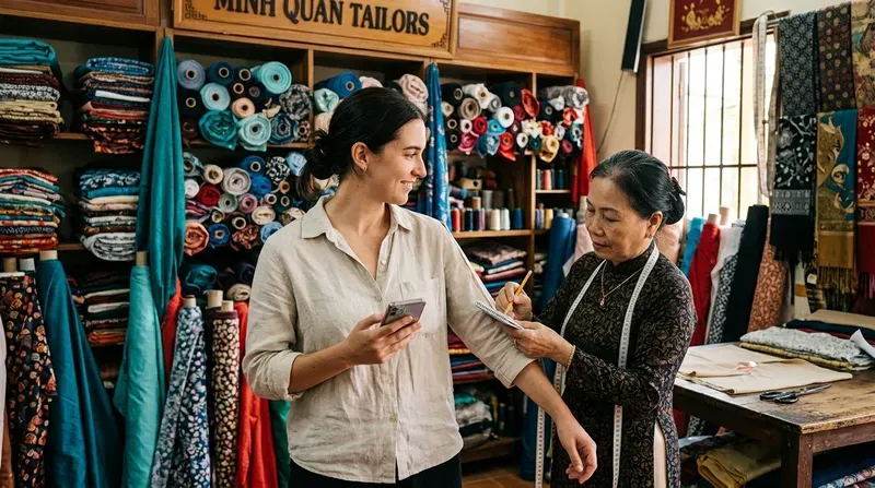 The Step-by-Step Hoi An Tailoring Process