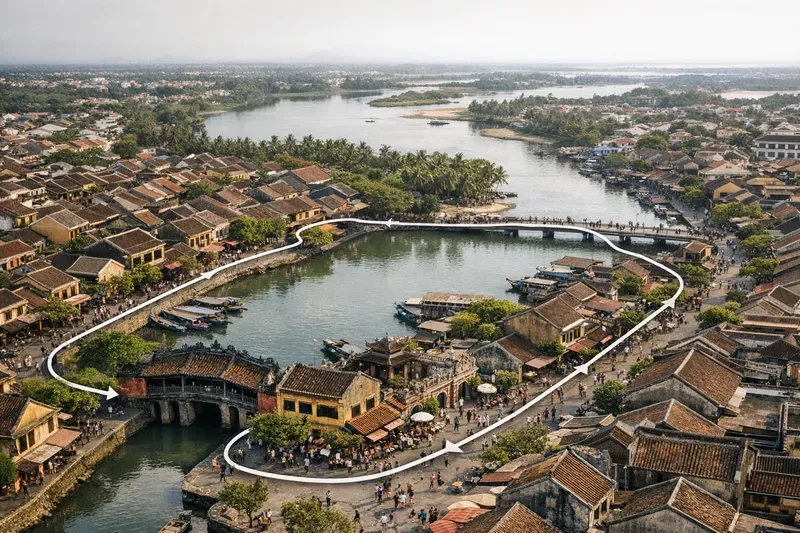 Best Hoi An Self Guided Walking Tour Map (Step-by-Step Loop)