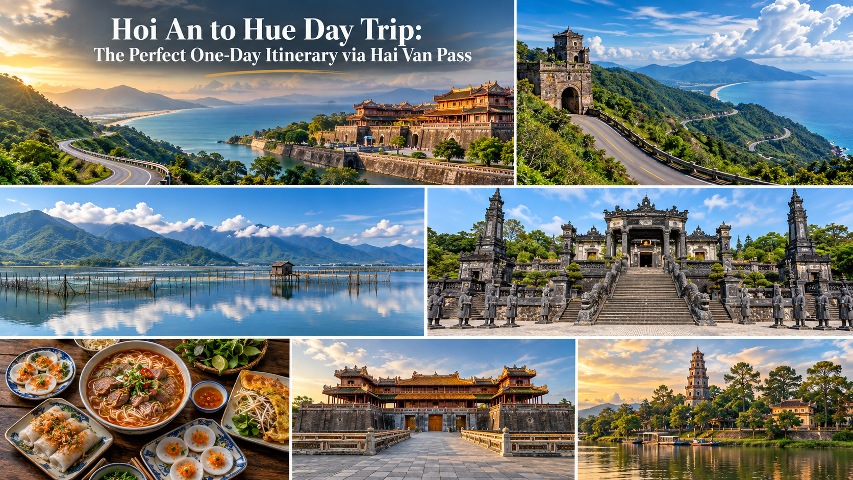 Hoi An to Hue day trip via Hai Van Pass and Hue Imperial City