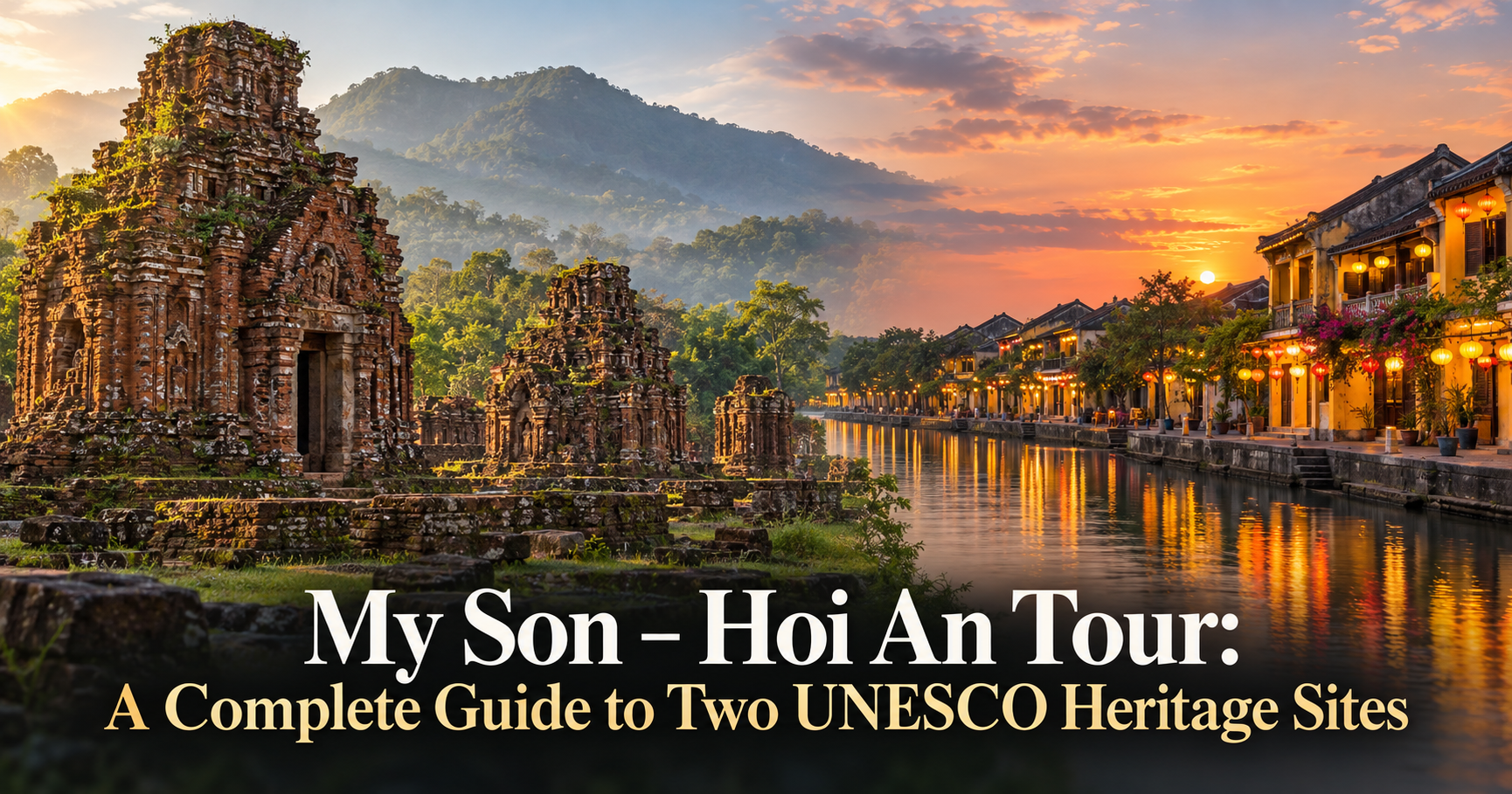 My Son and Hoi An in one day, from Cham temples to the ancient town riverside