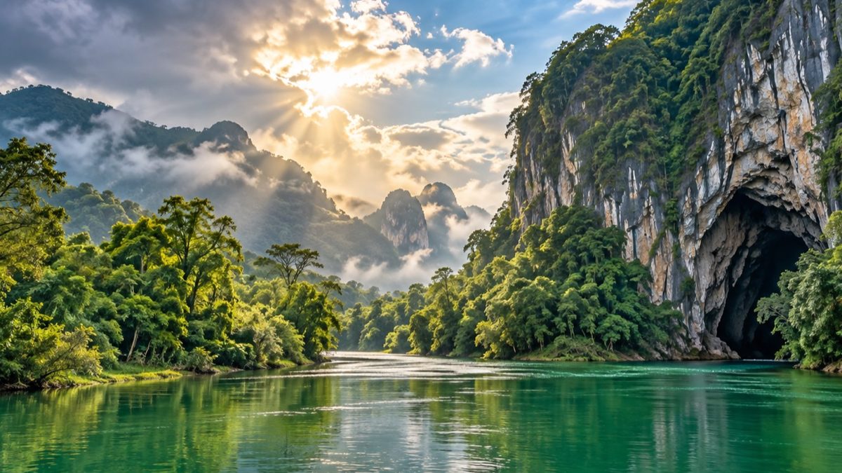 Chay River weather and seasonal conditions near Dark Cave