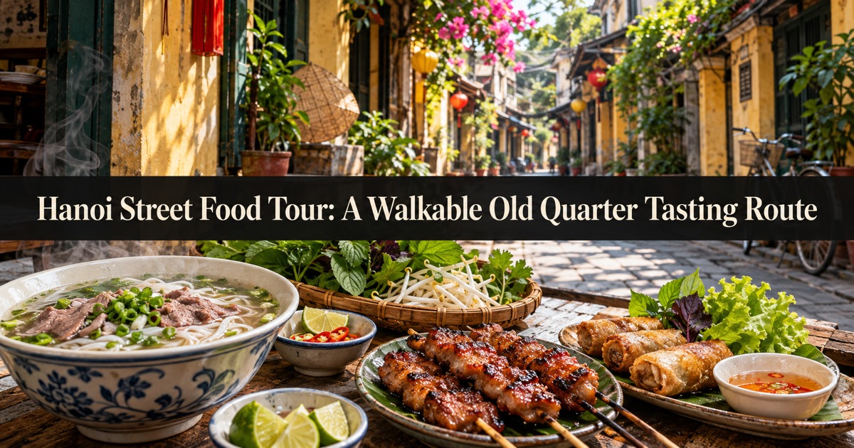 Hanoi Street Food Tour: A Walkable Old Quarter Tasting Route